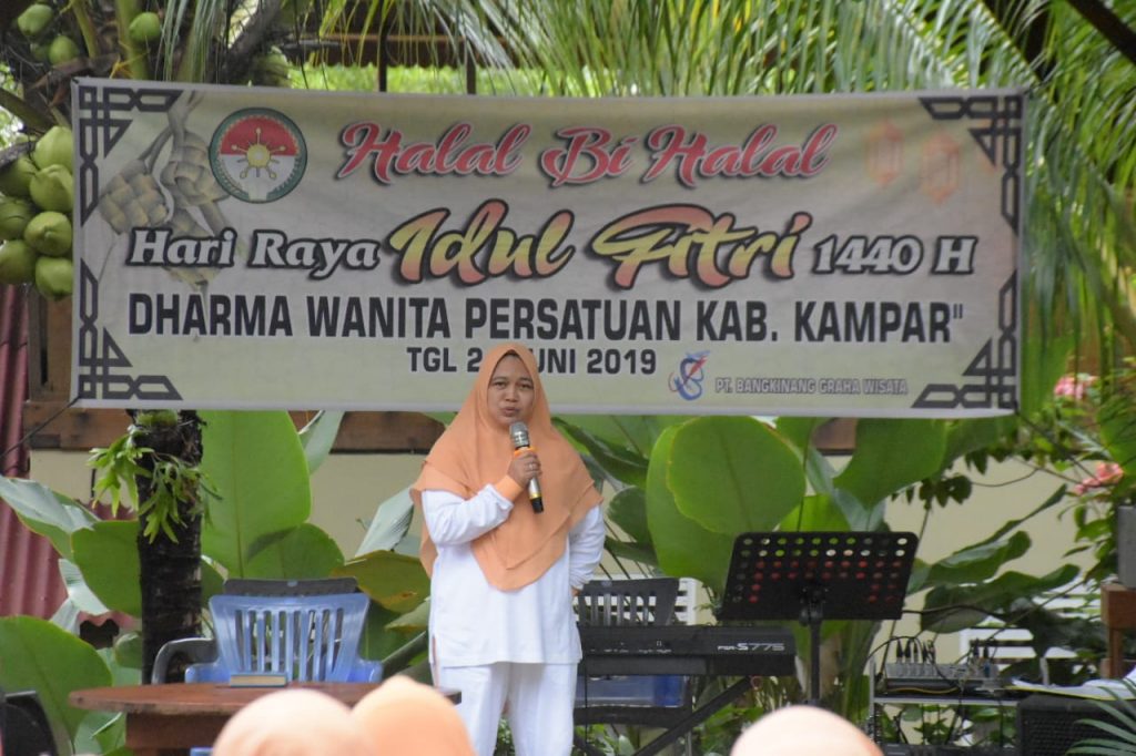 Adakan Halal bi Halal, Ketua DWP Kampar Minta Kegiatan DWP OPD Lebih Aktif lagi