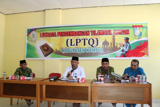 Ketua LPTQ : Himbau Maksimalkan Untuk Sukseskan MTQ Riau 38 Tahun 2019 di Kabupaten Kampar