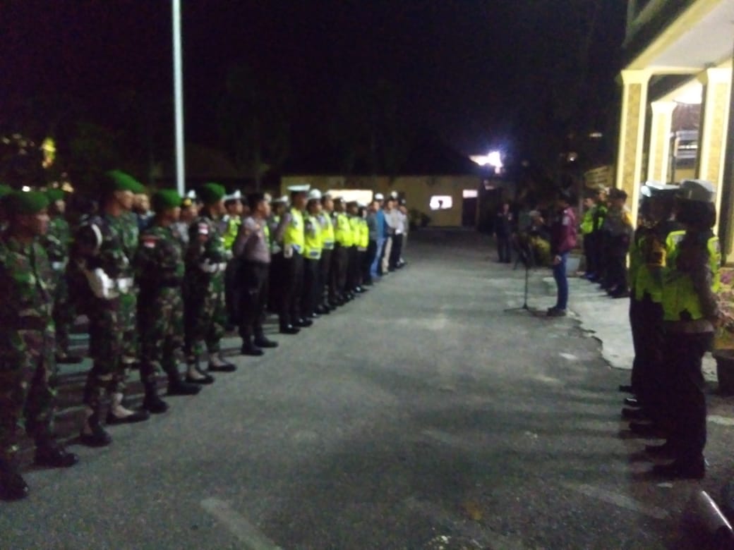 Gelar Operasi K2YD di Malam Minggu, Polres Kampar Libatkan Personel TNI, Satpol PP dan Dishub