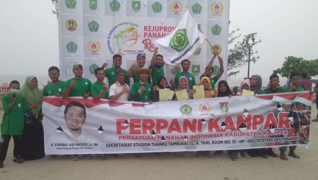 Pertahankan Juara Umum Kejurprov Riau III di Bengkalis, 5 Atlet Panahan Kampar Berangkat Pra-PON