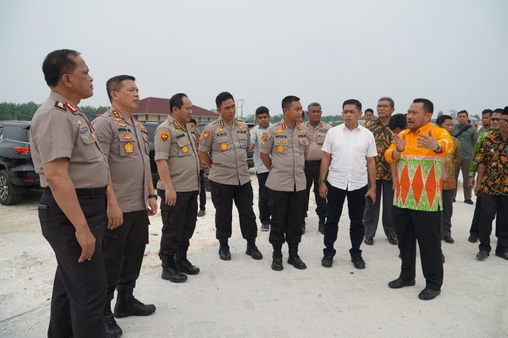 Bupati Kampar Dampingi Kapolda Riau Kunjungi SPN Tambang