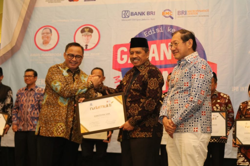 Pemkab Siak Raih Penghargaan Natamukti Ketiga dari ICSB Indonesia City Awards 2019