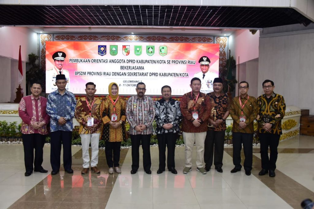 Bupati Bengkalis Hadiri Pembukaan Orientasi Anggota DPRD Kabupaten/Kota se-Provinsi Riau Gelombang