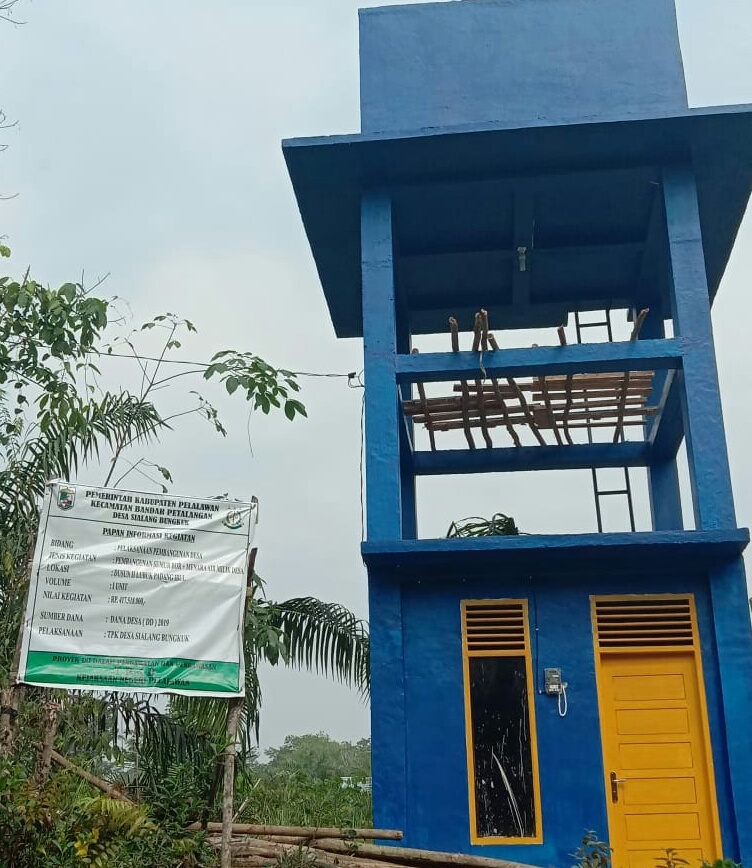 Melalui Dana Desa Dan Dana Aspirasi DPRD Pembangunan Desa Sialang Bungkuk Tahun 2019 Maju Pesat