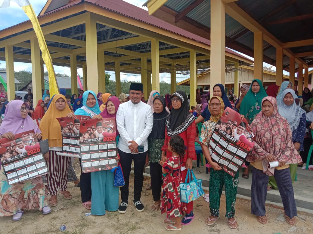 Wakil ketua DPRD Provinsi Riau Zukri Misran,Jemput aspirasi Warga Desa Palas