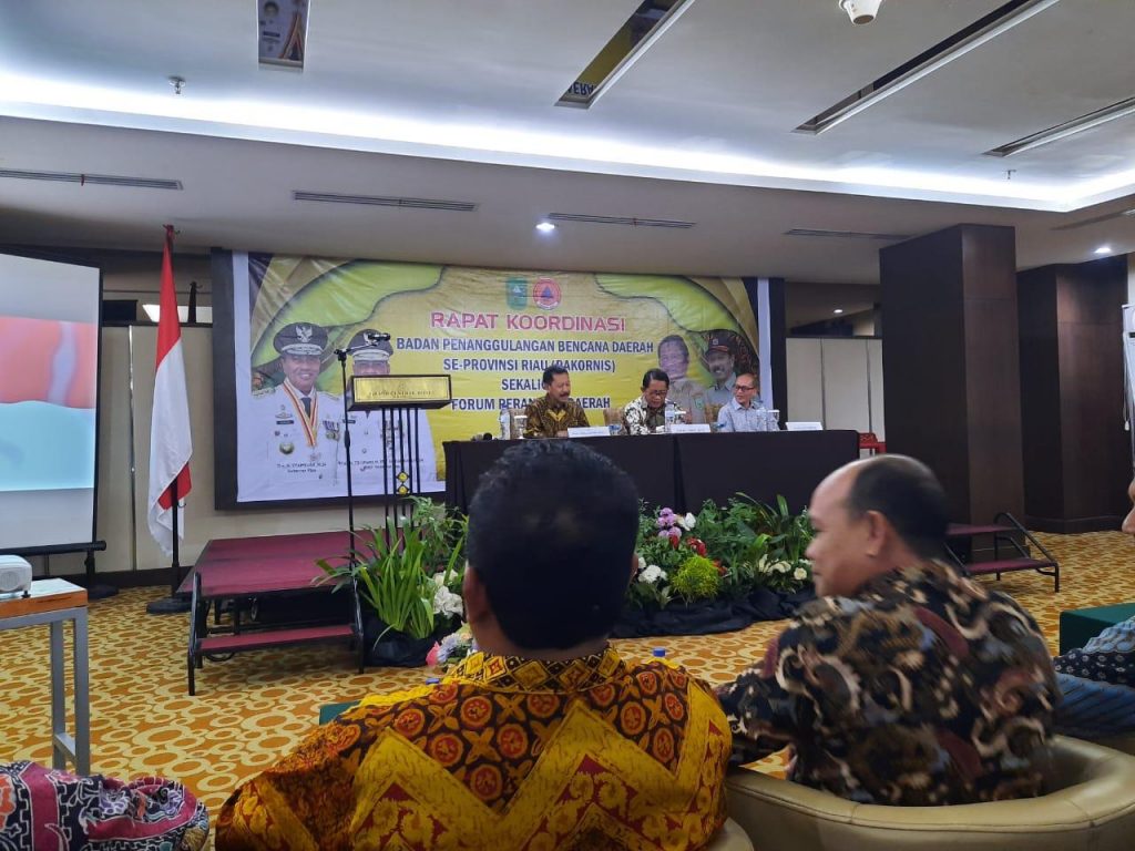 BPBD Kampar Hadiri Rakornis dan Forum Perangkat Daerah Se – Provinsi Riau