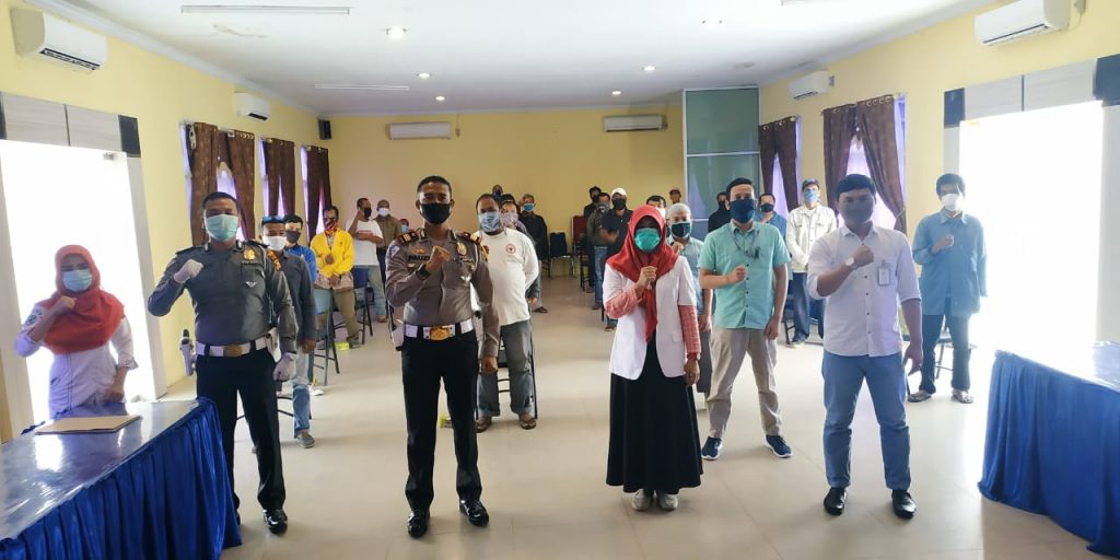 Polres Kampar Laksanakan Program Polri Peduli Keselamatan Gegah Covid-19