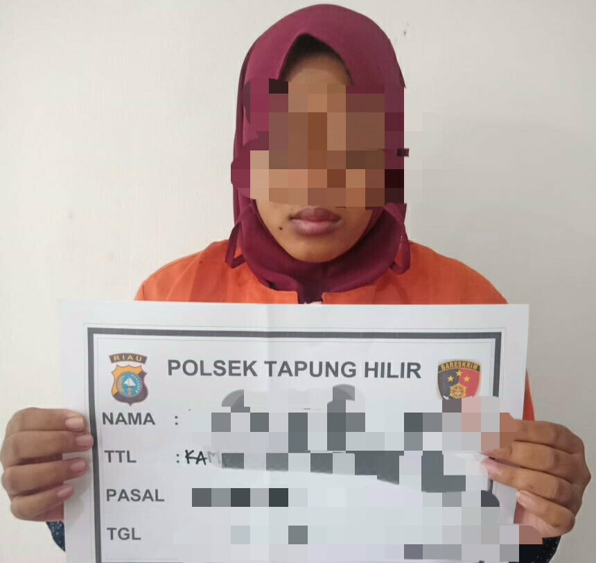 Tipu Korbannya Ratusan Juta Rupiah, Wanita ini Ditangkap Polsek Tapung Hilir