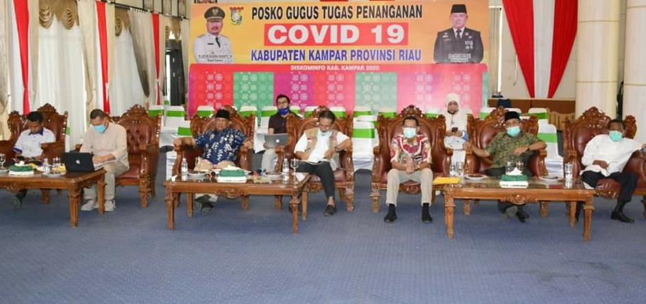 Gubernur Apresiasi Pemkab Kampar Terhadap Penanganan Covid-19