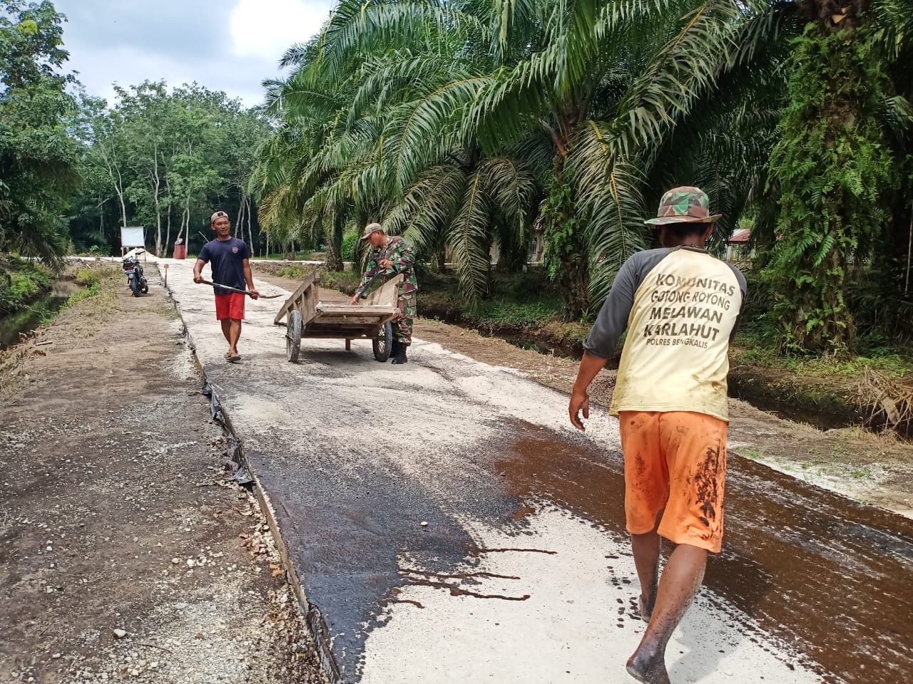 TMMD Ke-108 Bekerjasama Dengan Pemerintah Daerah Untuk Mempercepat Pembangunan Infrastruktur