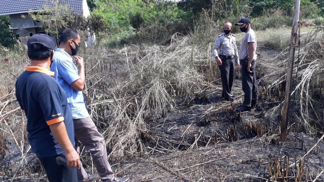 Kebakaran Lahan Dan Hutan Terjadi di Jalan Teuku Beny Ujung