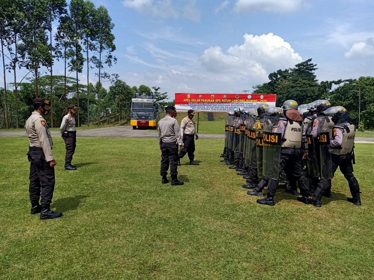 Hadapi Pilkada 2020, Polres Kuantan Singingi Optimalisasi Kemampuan Dalmas