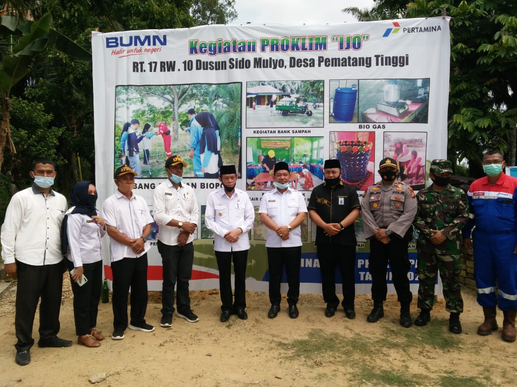 Wakil Bupati Drs. Zardewan.MM Hadiri Penandatangan MOU Program Kampung Iklim PT. Pertamina Hulu Energi Kampar