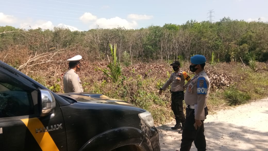 Polsek Pangkalan Kuras Menyampaikan Maklumat Kapolda Riau