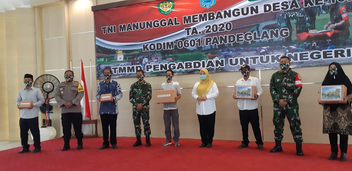 Sinergitas TNI-polri, Dalam TMMD Ke-109 di Pandeglang