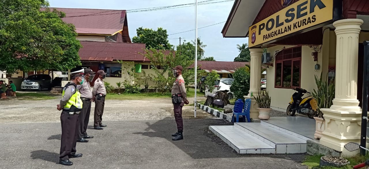 Polsek Pangkalan Kuras Laksanakan Kegiatan Operasi Yustisi Dalam Rangka Pendisiplinan Terhadap Masyarakat