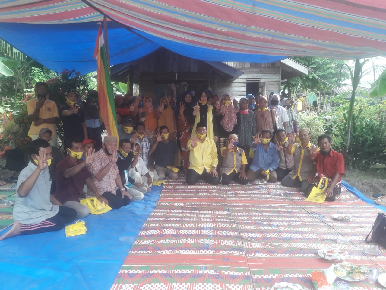 Calon Wakil Bupati Pelalawan No Urut 4. Kampanye Dialogis Di Pulau Puyuh Desa Lubuk Keranji Timur