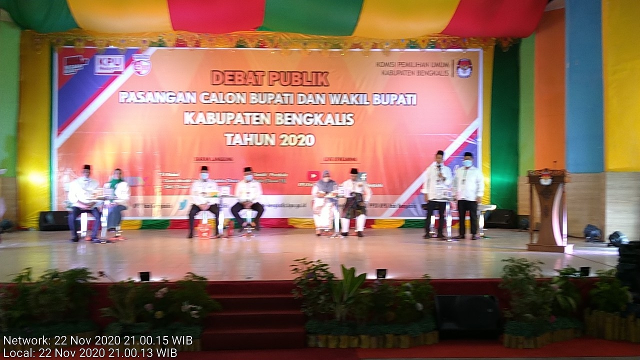 Debat Publik Pasangan Calon Bupati Dan Wakil Bupati Kabupaten Bengkalis Tahun 2020