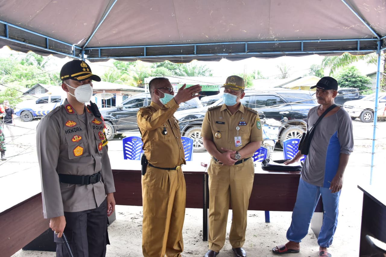 Tinjau TPS di Kecamatan Talang Muandau Abdi : Tidak Memiliki KTP, Segera Bikin Suket di UPT Dukcapil