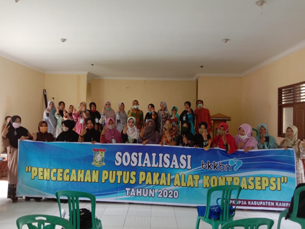 DPPKBP3A Kampar Sosialisasi Cegah, Putus Pakai Kontrasepsi Dimasa Pandemi Covid-19