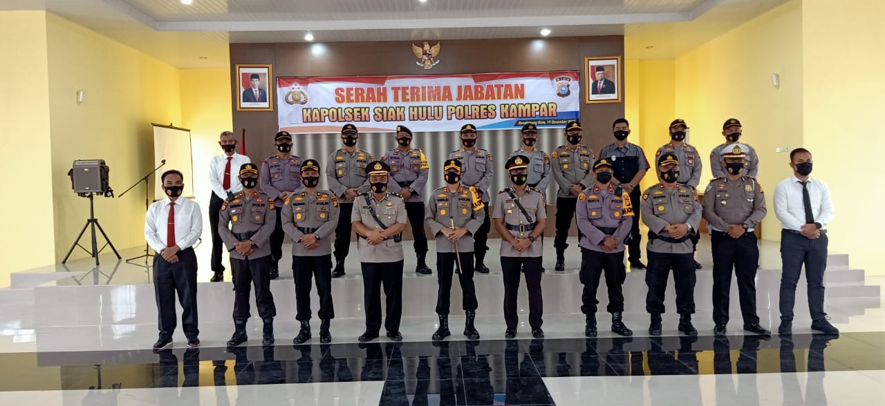 AKP Rusyandi Zuhri Siregar Hari ini Resmi Menjabat Kapolsek Siak Hulu