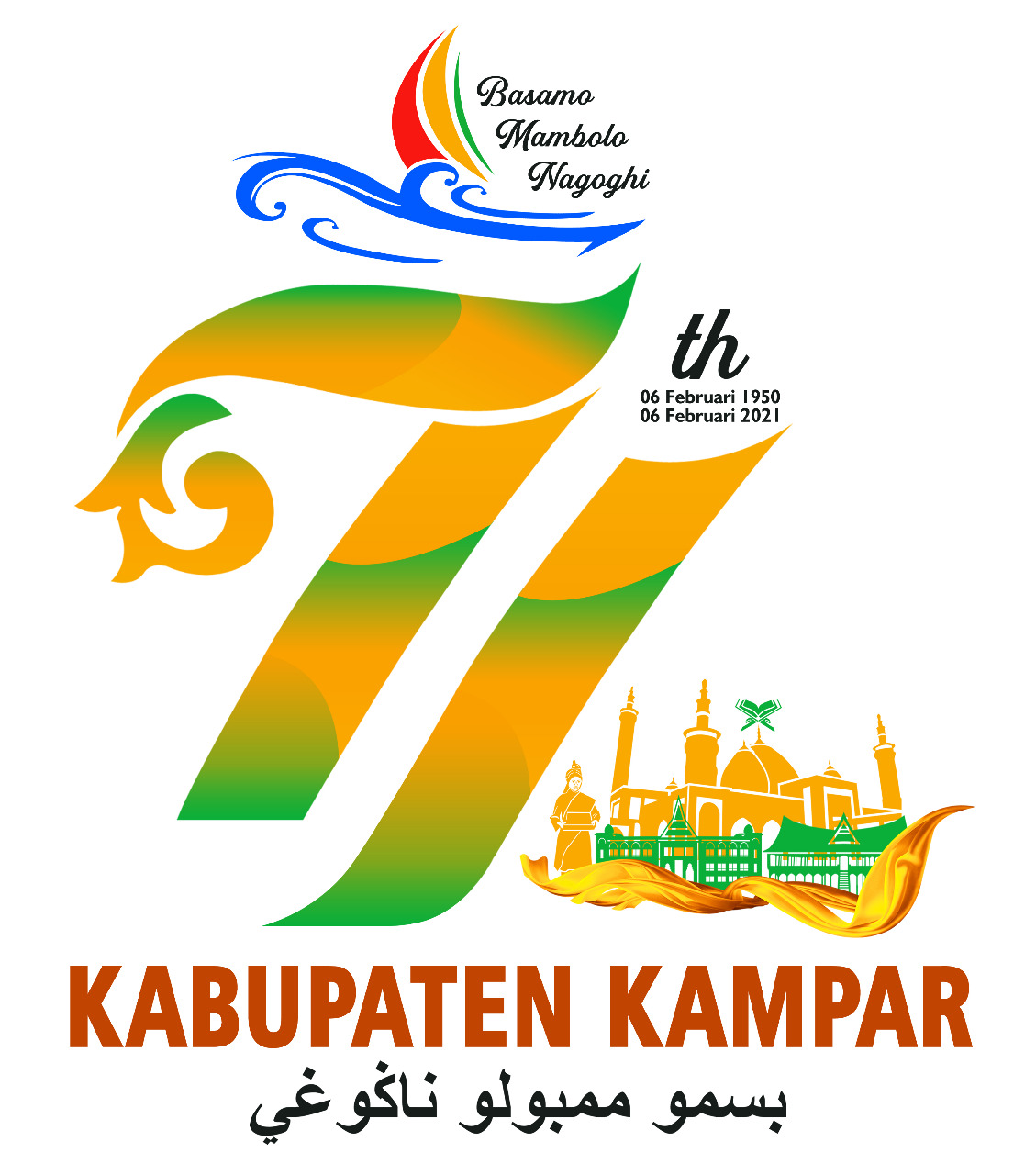 Hari Jadi Kabupaten Kampar Ke 71 tahun 2021, Mulai Tanggal 01 S/D 06 Februari Menggunakan Pakaian Melayu Lengkap