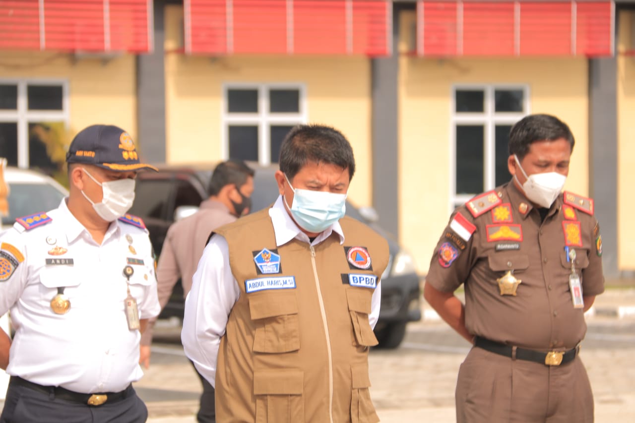 Sekda Rohul Apresiasi Polres Bagi 1000 Masker