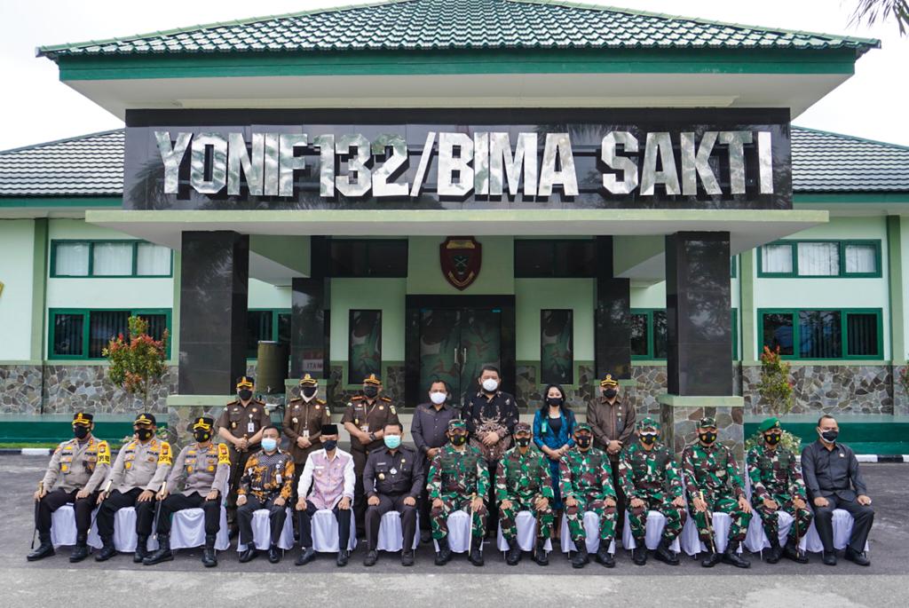 Bupati Kampar Bersama Forkopimda Terima Kunker Pangdam I/ BB