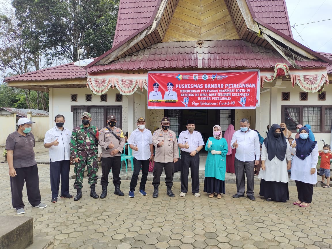 Puskesmas Madani Bandar Petalangan Laksanakan Vaksinasi di Desa Lubuk Keranji Timur Berjalan Sukses