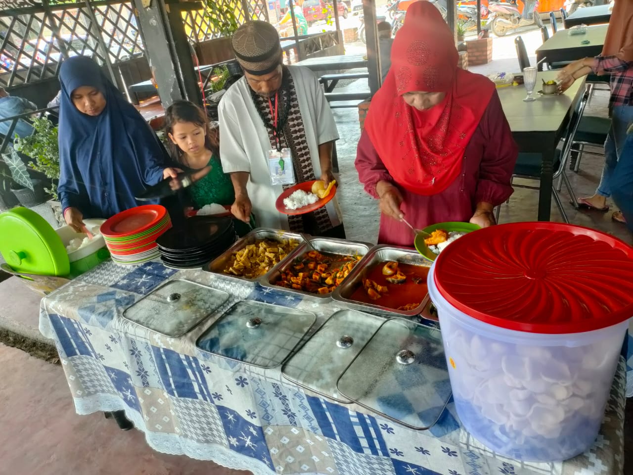 Jumat Barokah Satreskrim Polres Kampar, Makan Siang Diantar ke Panti Asuhan Hindari Kerumunan