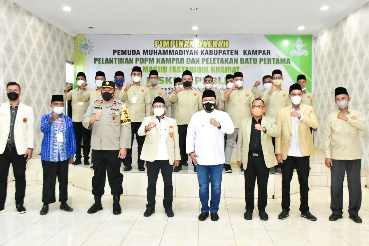 Pelantikan PD Pemuda Muhammadiyah Kampar Dihadiri Ketum dan Wakapolda Riau