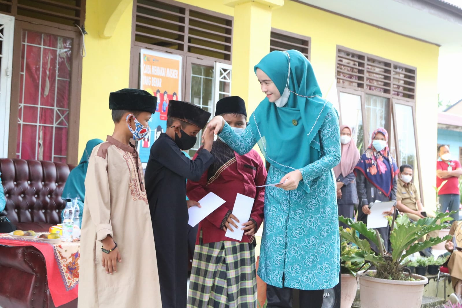 Ketua TP PKK Pelalawan Hadiri Kegiatan Sunat Massal Yang Ditaja Oleh Baznas Dan PPNI Pelalawan