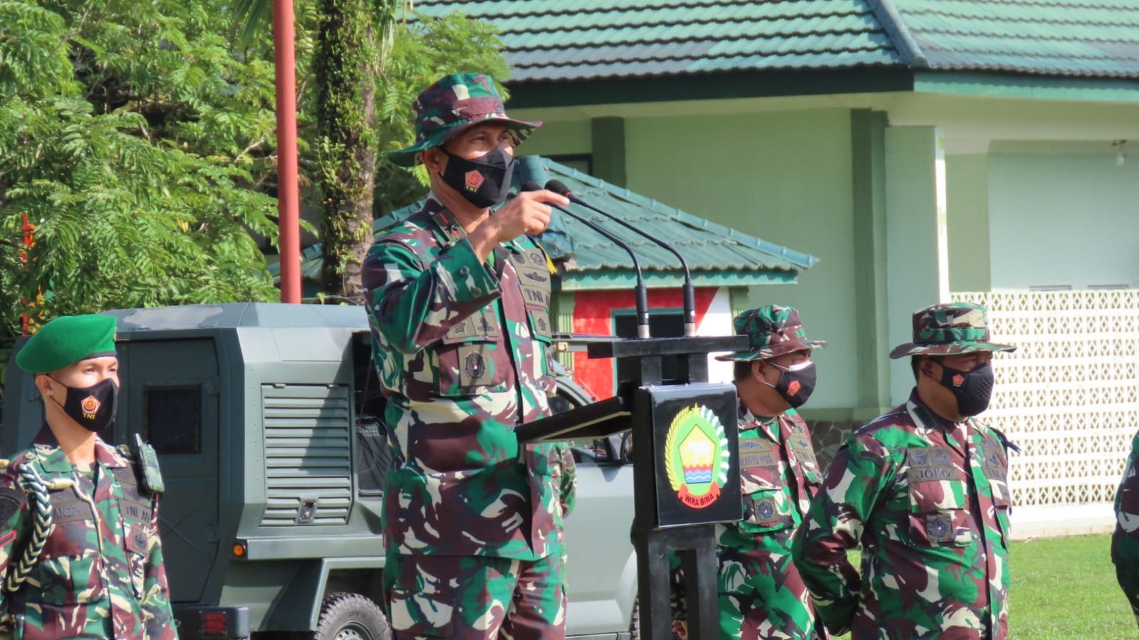 Tingkatkan Naluri Tempur Prajurit, Yonif 132/BS Gelar UST Tingkat Kompi