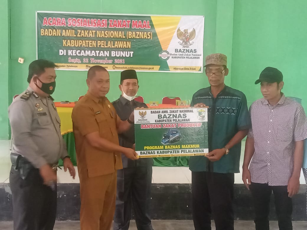 BAZNAS Kabupaten Pelalawan Adakan Sosialisasi Zakat Maal Di Kecamatan Bunut