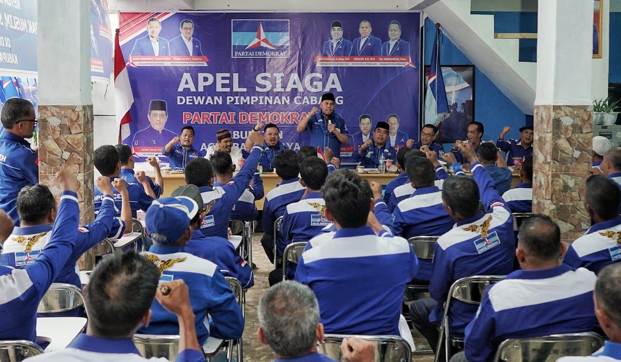 Memasuki Hari Kedua ‘Tour 5 Wilayah DPD Demokrat Aceh’,Rombongan Konsolidasi Demokrat Tiba Di Blangpidie