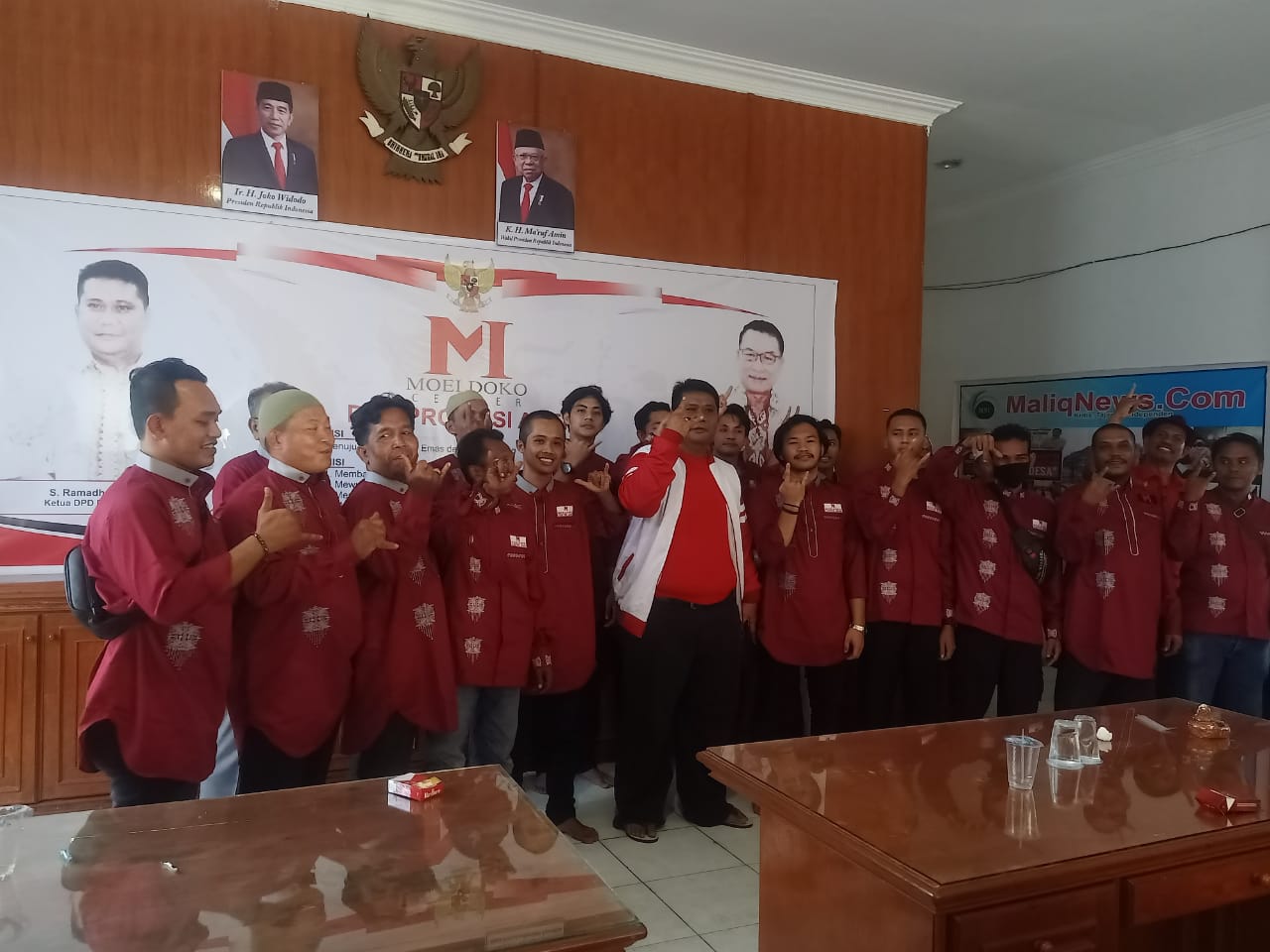 Ketua Moeldoko Center Aceh Hadiri Rapat Konsolidasi Bersama Milenial Moeldoko Center