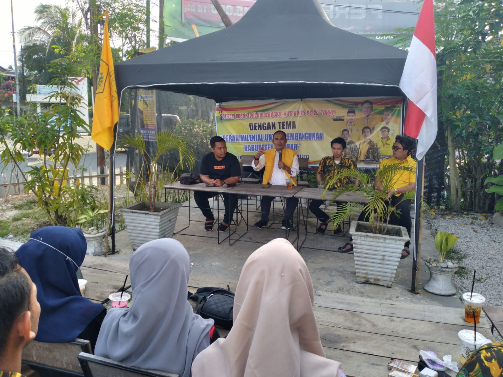 HUT ke-20, AMPG Kampar Gelar Diskusi Publik Bahas Peran Milenial Untuk Pembangunan Daerah