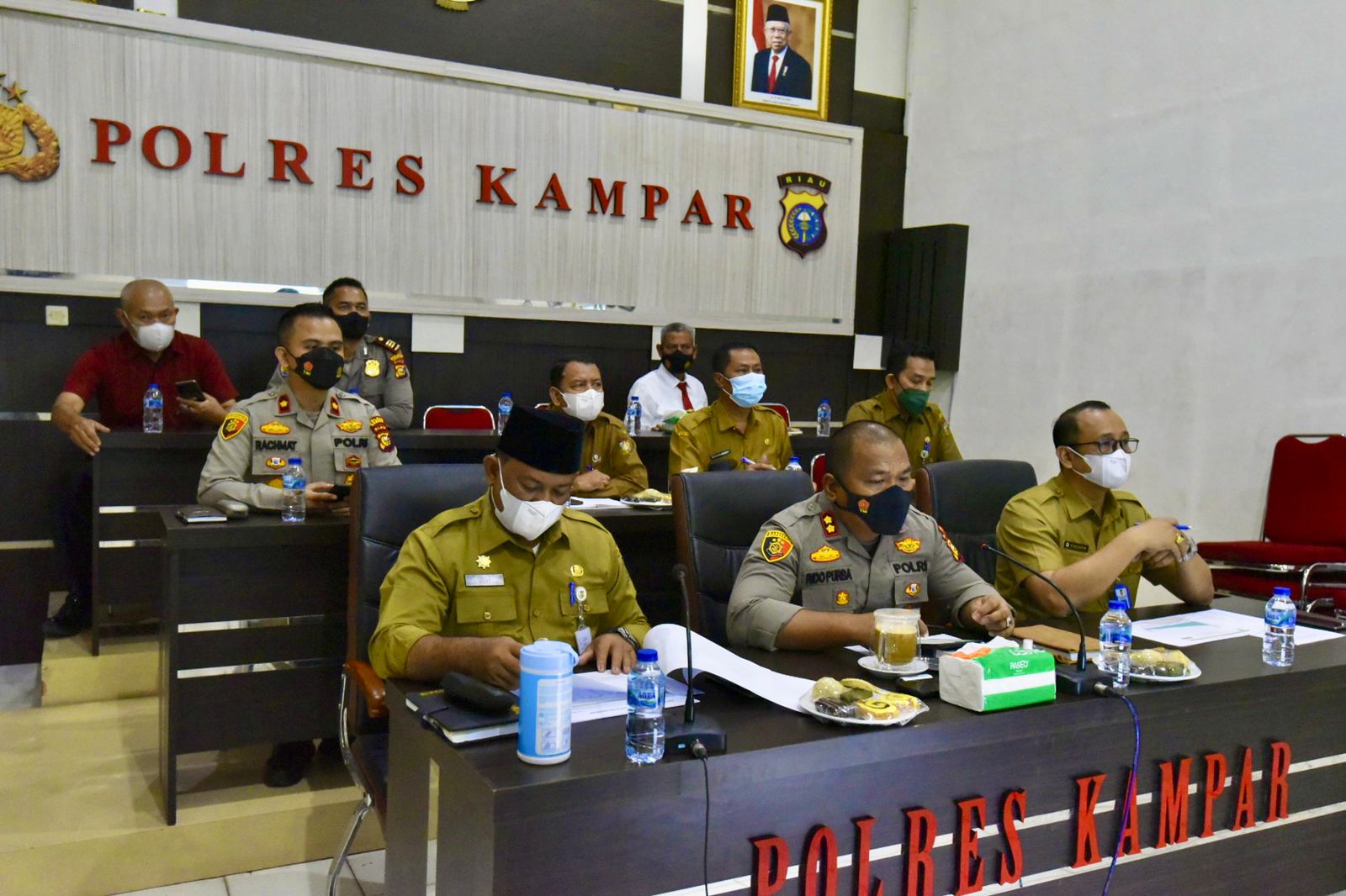 Tekankan Vaksinasi,Kapolda Riau Puji Penanganan Covid-19 Kampar,Ini Harus di Pertahankan dan Lebih Di Tingkatkan Lagi