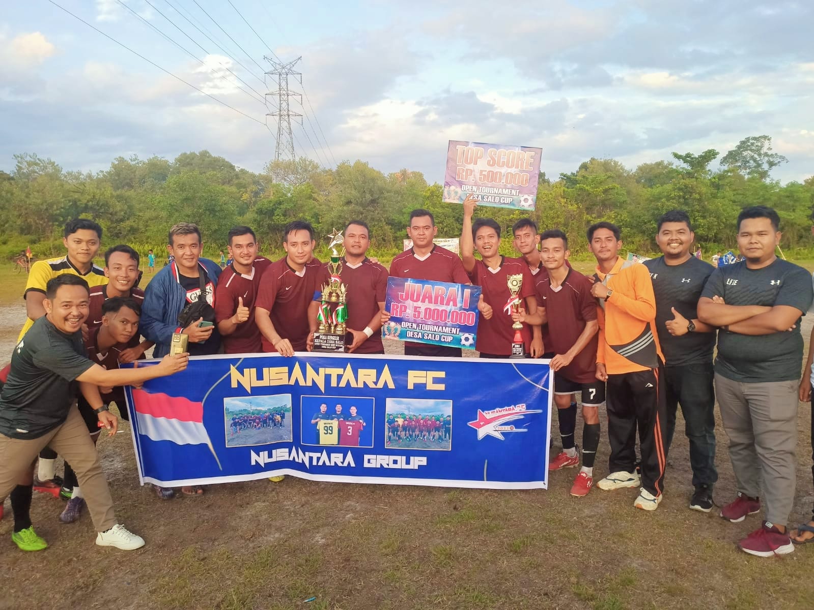 Baru Dibentuk, Nusantara FC Sabet Gelar Juara dan Top Skor