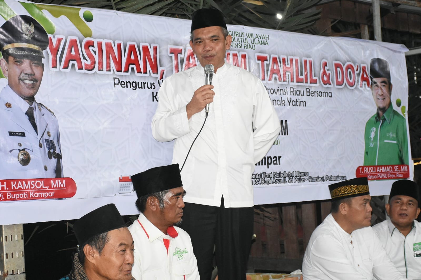 NU Riau Bersama Kyai, Ulama Se-Riau dan 250 Anak Yatim Gelar Do’a atas Dilantiknya Pj Bupati Kampar