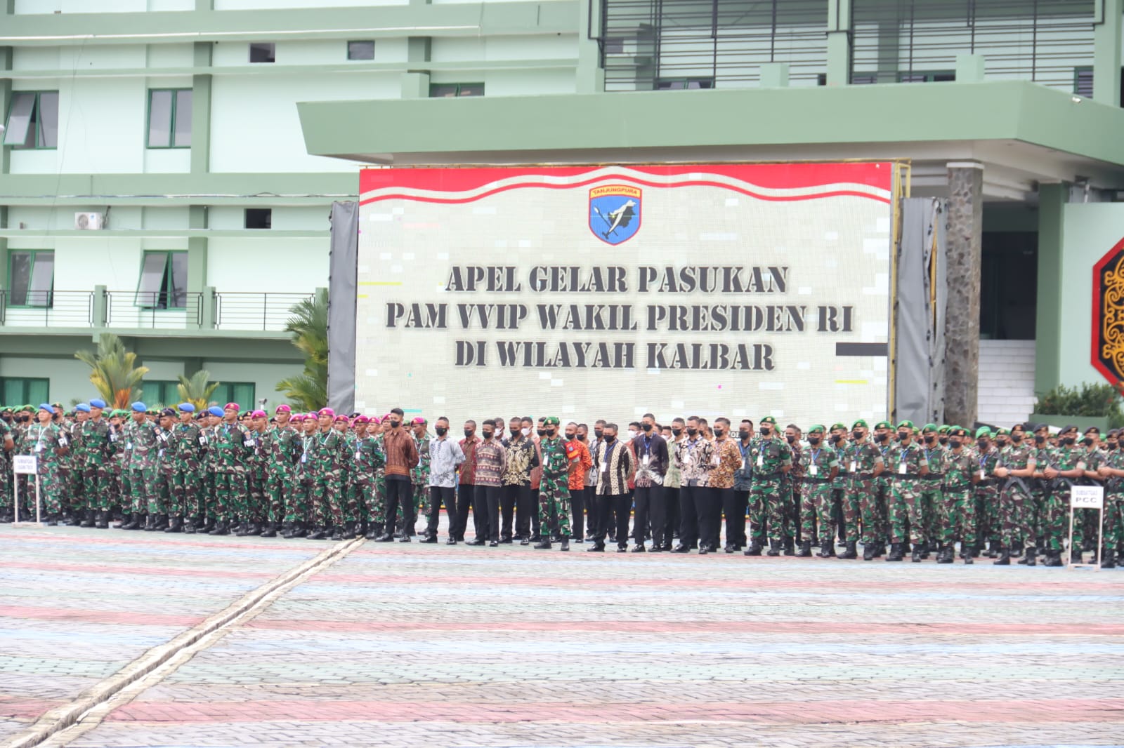 Pangdam XII/Tpr Cek Kesiapan Pasukan Pengamanan Kunjungan Wakil Presiden