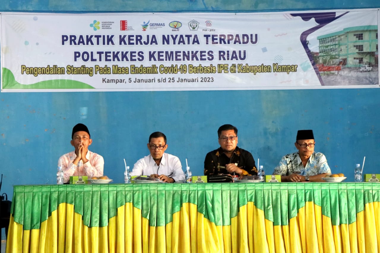 Dibuka Secara Resmi, Pemkab Kampar Terima PKN Poltekkes Riau di Kampar