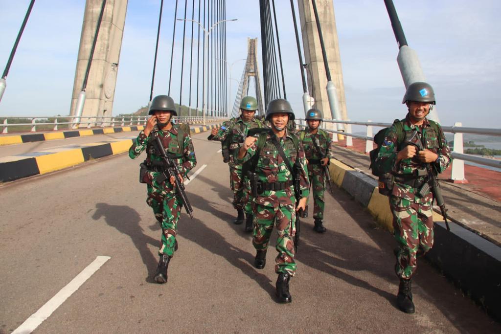 Uji Nilai Perorangan Dasar Yonif 10 Marinir/SBY Laksanakan Hanmars