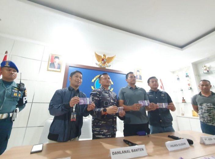 TNI AL Berhasil Gagalkan Peredaran Uang Palsu di Perairan Selat Sunda