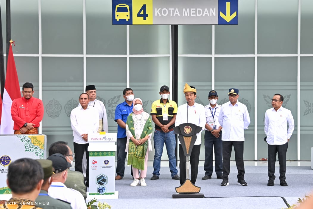 Presiden RI Resmikan Dua Terminal Tipe A di Sumatera Utara
