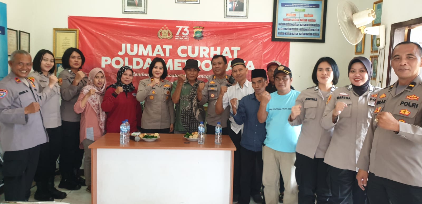 Polwan Polres Metro Jakarta Barat Laksanakan Jumat Curhat Di Rw 02 Kembangan, Berikut Curhat Warga