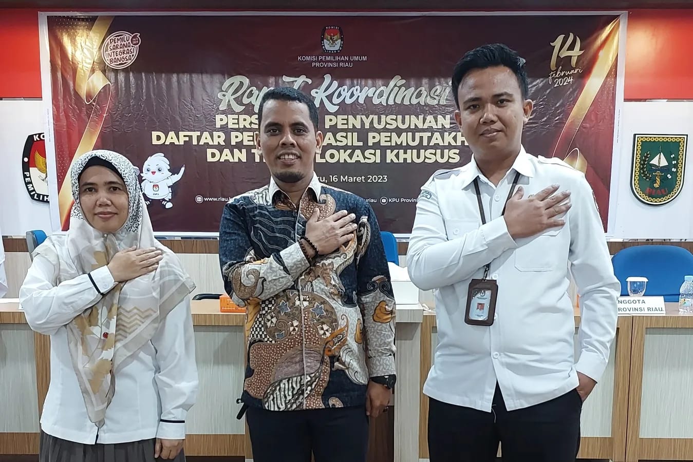 KPU Kampar Tuntaskan Coklit 100 Persen