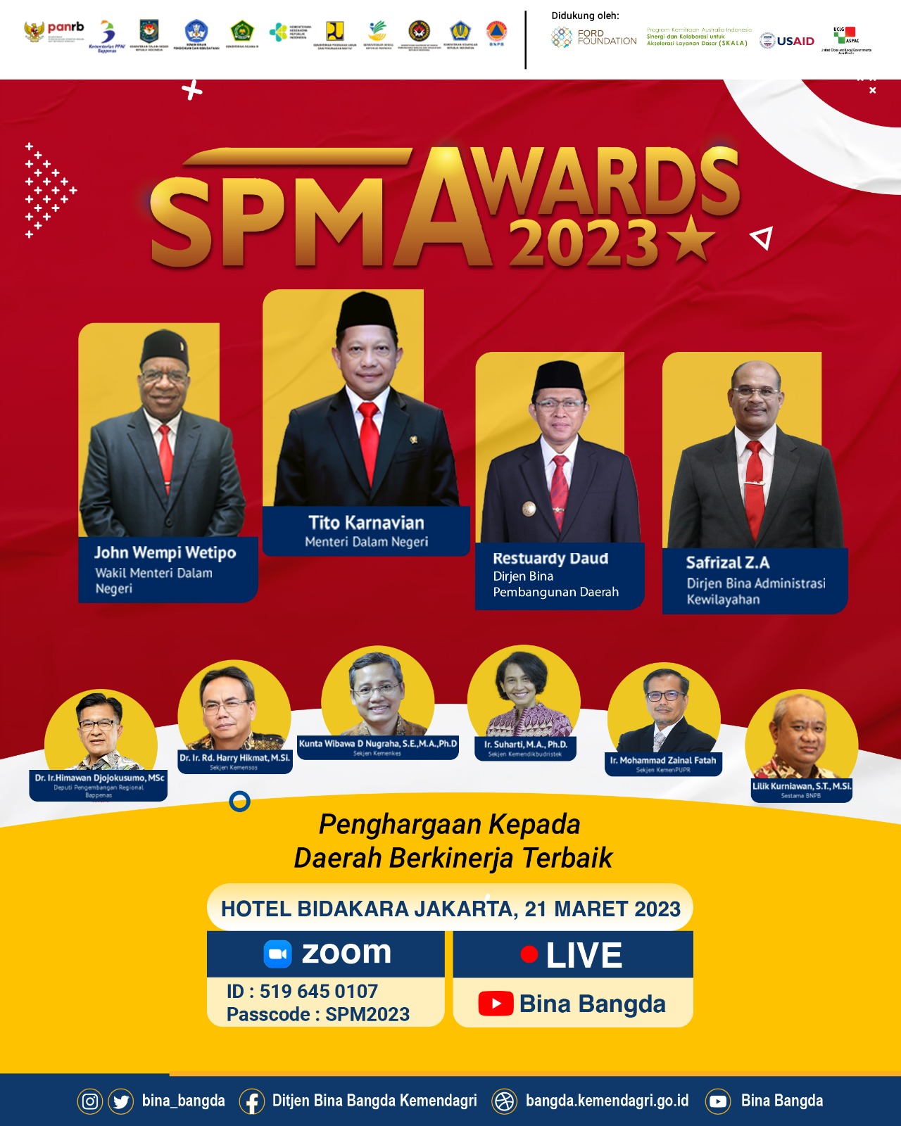 Kemendagri Akan Berikan Reward Kepada Daerah Terbaik Penerapan SPM