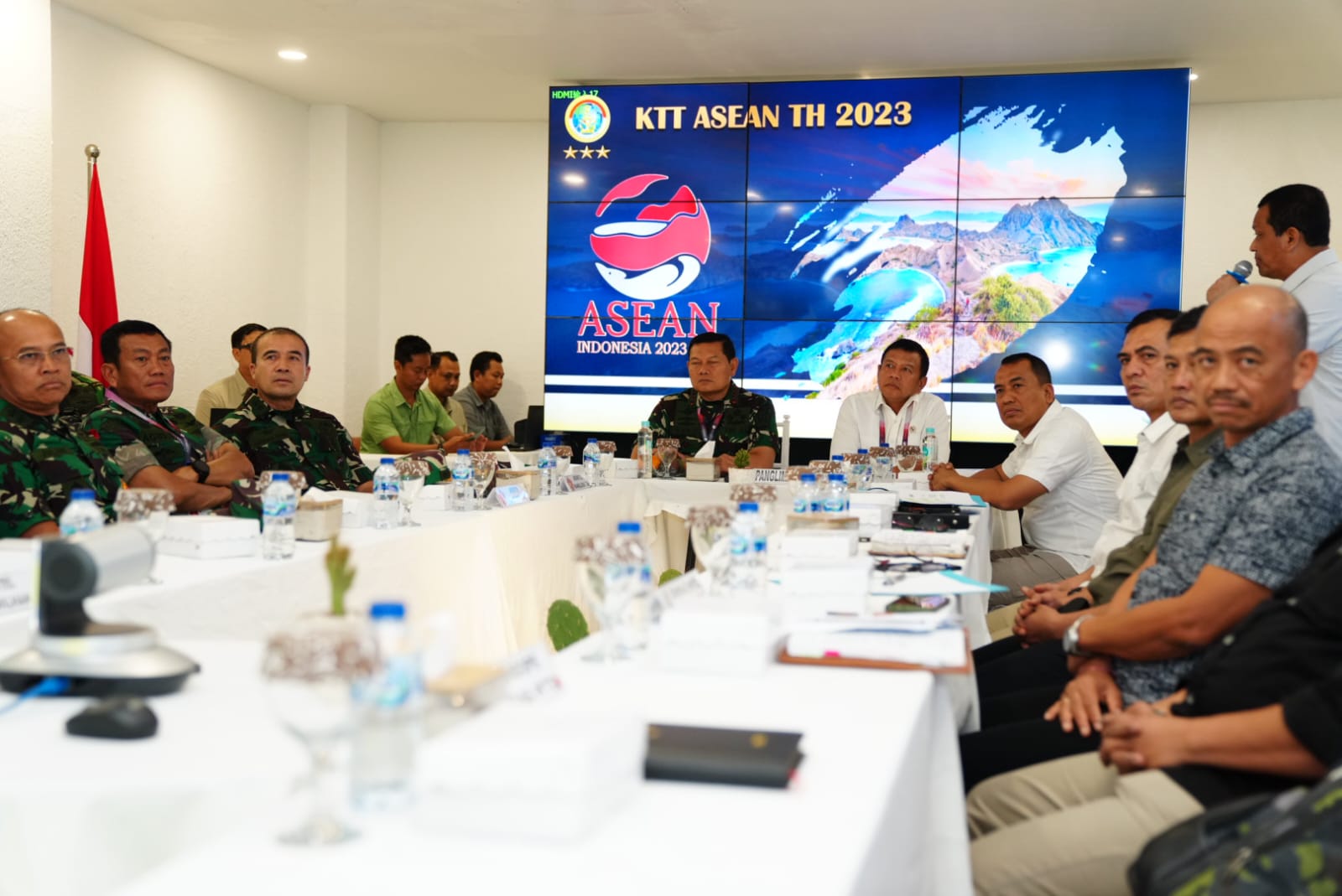 Panglima TNI Cek Kesiapan Satuan Tugas Intelijen Pengamanan KTT ASEAN Ke – 42