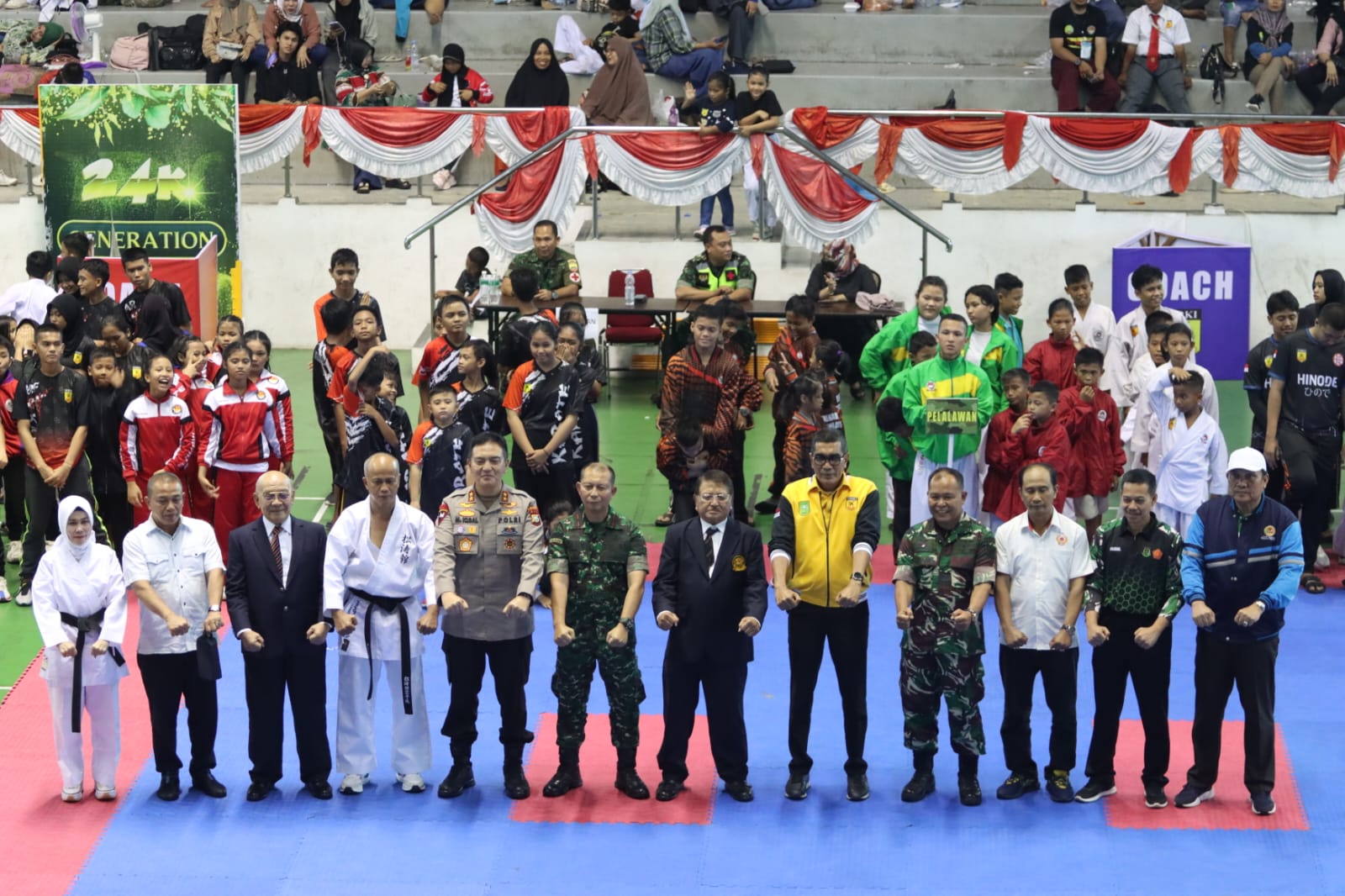 Asisten Pidana Militer Kejaksaan Tinggi Riau Hadir Dalam Pembukaan Kejuaraan Nasional Karate Shokaido Open Piala Danrem 031/WB Dan Acara Pelantikan Pengurus Shokaido Provinsi Riau Periode 2022- 2026